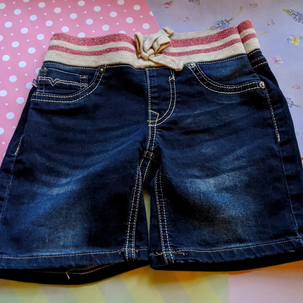 😊8, Vigoss, elastic waistband Jean shorts